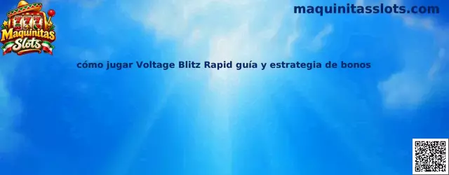 Imagen ilustrativa de Voltage Blitz Rapid para consultar su dinámica, símbolos y funciones especiales