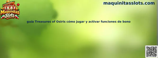 Imagen ilustrativa de Treasures of Osiris, tragamonedas de temática egipcia con funciones especiales y premios de bono